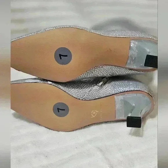 NEW KATY PERRY ZAHARRAH BOOTS SPARKLING CRYSTALS ON THE ENTIRE BOOTS SIZE 7 - Picture 6 of 7